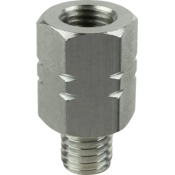 Adaptateur de filetage femelle M10-1,25 à mâle M10-1,5 de 20 mm de long