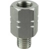 Adaptateur de filetage femelle M10-1,25 à mâle M10-1,5 de 20 mm de long