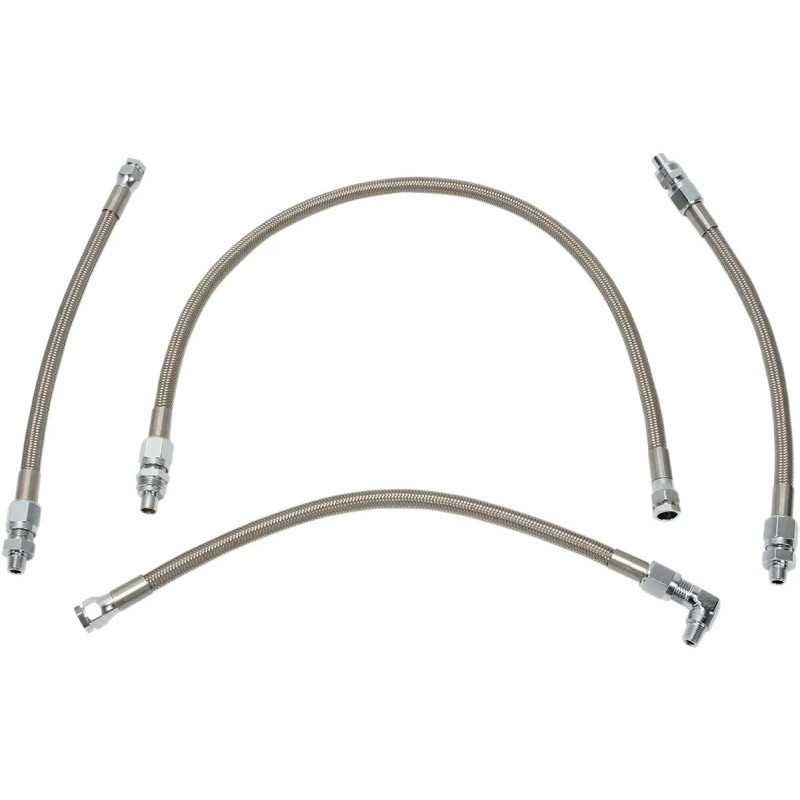 Stainless Steel Braided Oil Line Kit