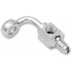 Chrome Steel Banjo Fitting
