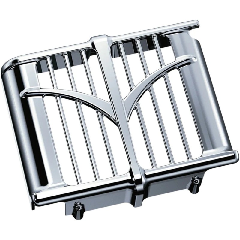 Habillage de radiateur d'huile en chrome