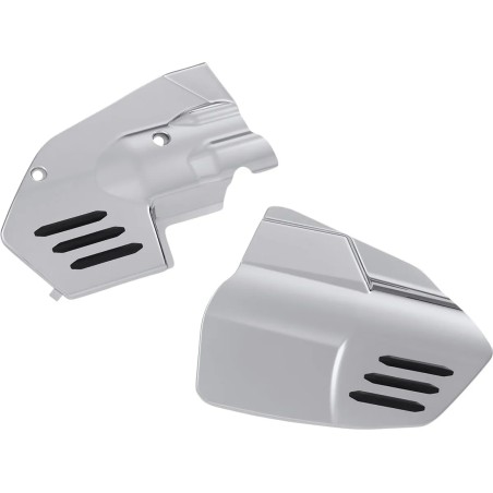 Cache latéral inférieur de moteur chromé