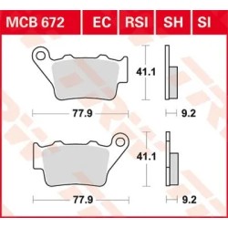 RSI Series Sindered Off-Road Race Brake Pads