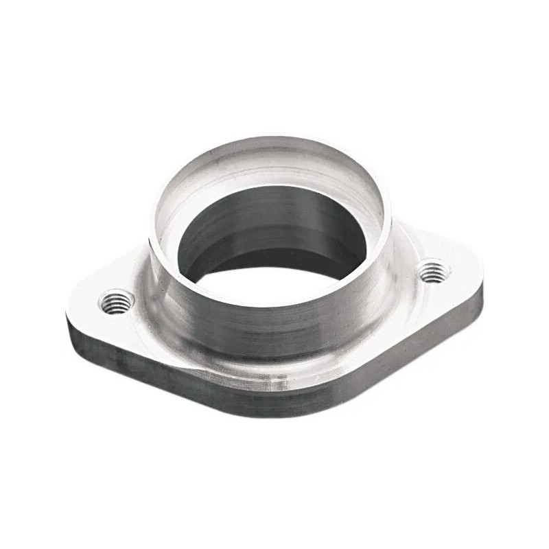 Adaptateur de bride en aluminium taillé dans la masse pour carburateurs à montage souple