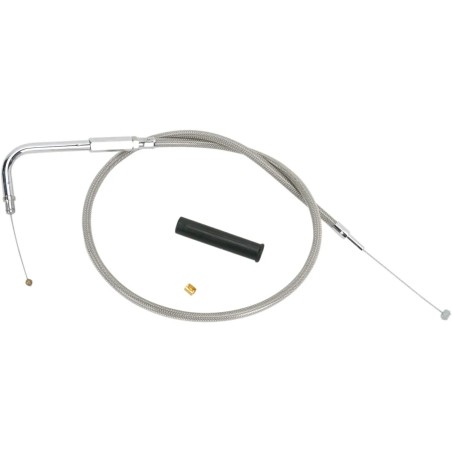 Câble d'accélérateur tressé inox