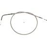 Câble d'accélérateur/de ralenti tressé en acier inoxydable poli