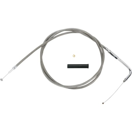 Câble d'accélérateur tressé inox