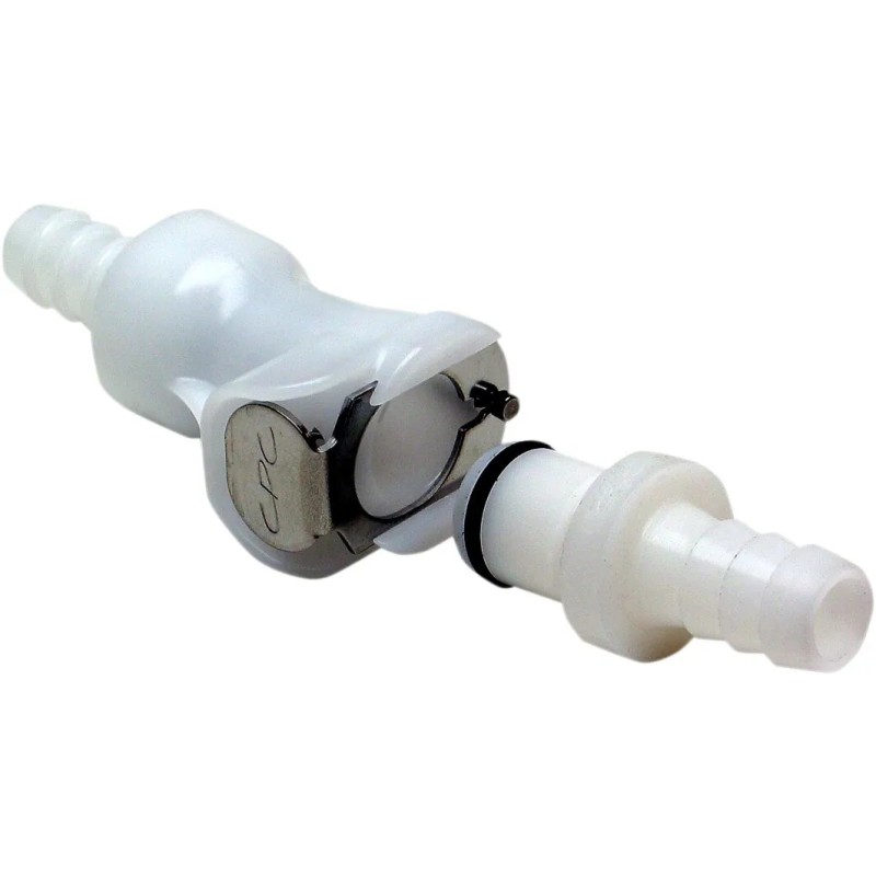 Straight-Through Fuel Line Quick-Disconnect Coupling