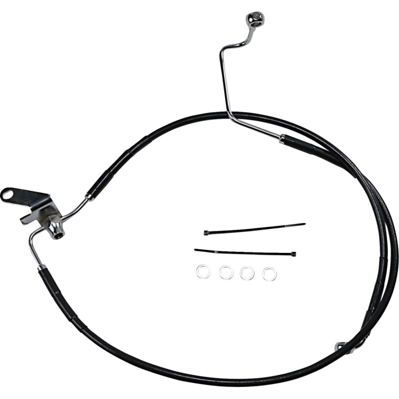 Extended Length Black Vinyl Brake Line Kit
