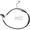 Extended Length Black Vinyl Brake Line Kit