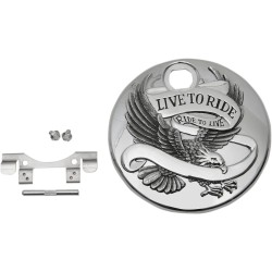 Trappe de console de réservoir « LIVE TO RIDE »