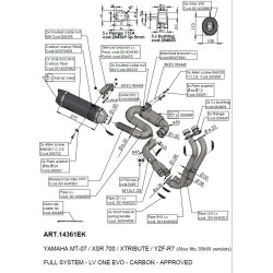 LV One Evo Carbon Full-System Exhaust