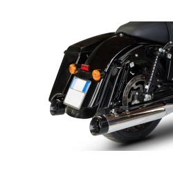 4.33 Inches Slash-Cut Slip-Ons Muffler for HD-TOURING E4