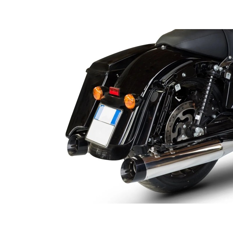 Silencieux Slip-Ons Slash-Cut 4,33 pouces pour HD-TOURING E4