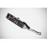 Slip-On Muffler E5 SS Black with Carbon End Cap for HD-PAN AMERICA