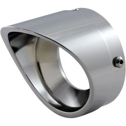 Embout d'échappement en aluminium taillé dans la masse de 10,2 cm