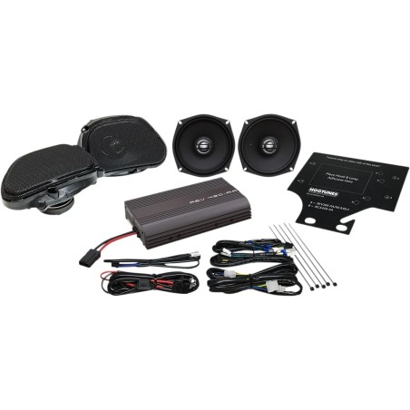 Front Rear Speaker and Amplifier Kit