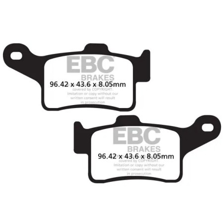FA Series Organic Brake Pads
