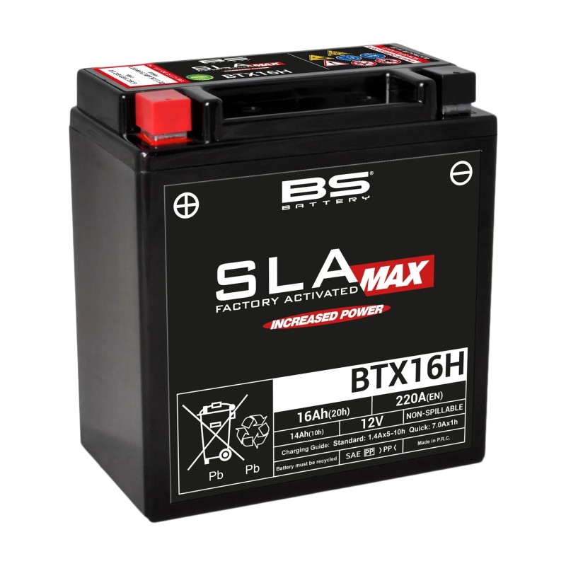 Batterie sans entretien AGM SLA MAX prête à l'emploi