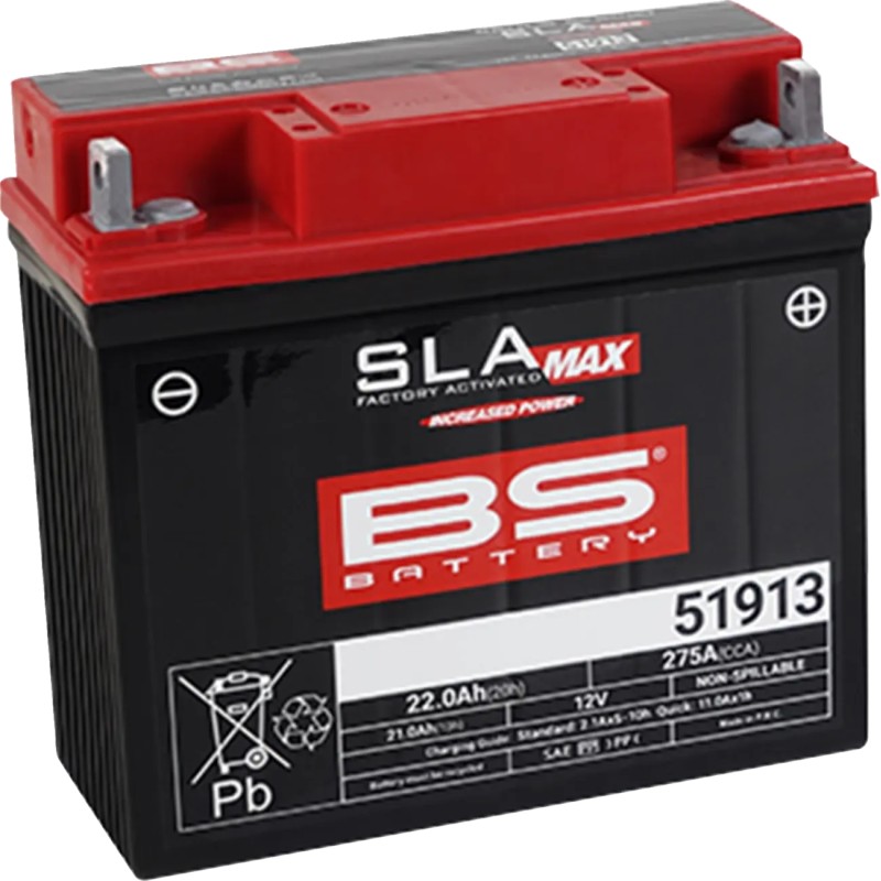 SLA MAX Factory- Activated AGM Maintenance-Free Battery