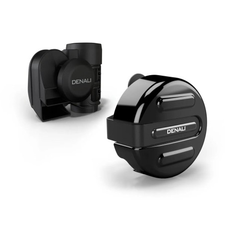 Klaxon pneumatique à deux tonalités avec cache SoundBomb pour V-Twin