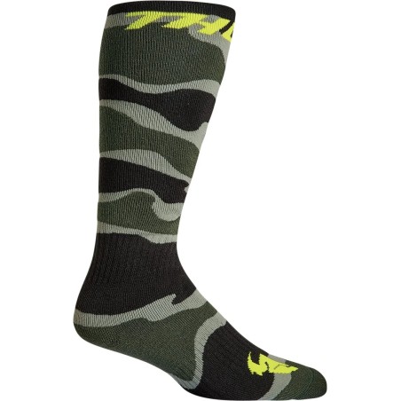 Chaussettes de motocross motif camouflage pour enfants