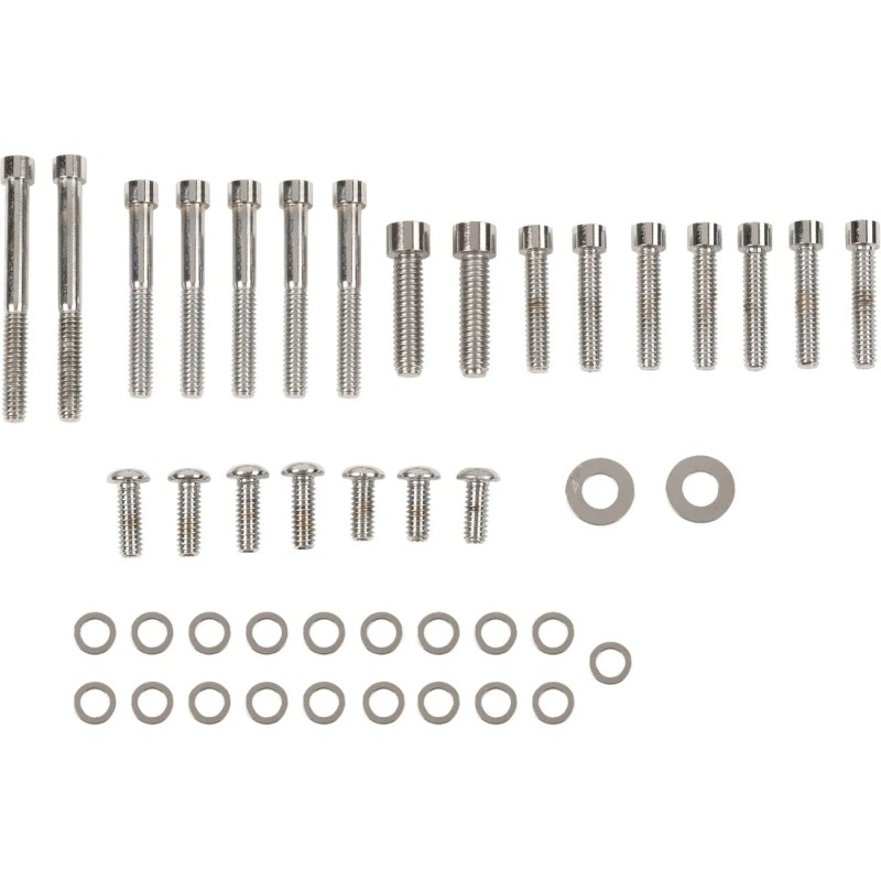 Inner and Outer Primary Derby Inspection Covers Bolt Set