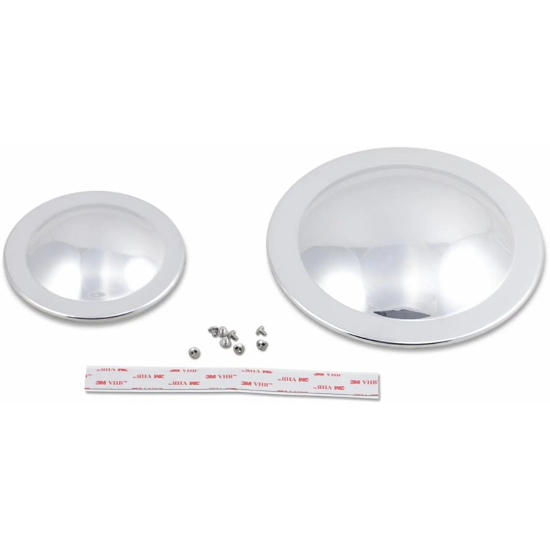 Polished Domed Pulley Cover Kit