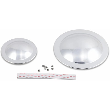 Polished Domed Pulley Cover Kit