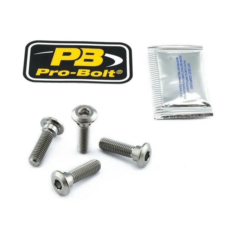 Titanium Brake Rotor Mounting Bolt Kit