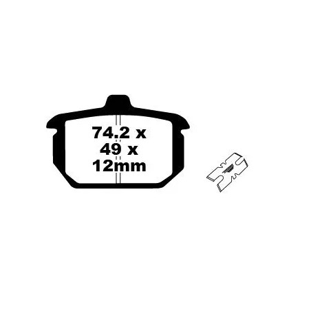 Plaquettes de frein en métal fritté série FA-HH