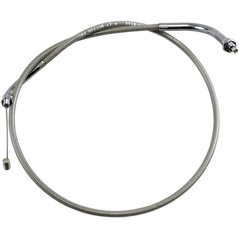 Câble d'accélérateur/de ralenti en acier inox Armor Coat pour cruisers