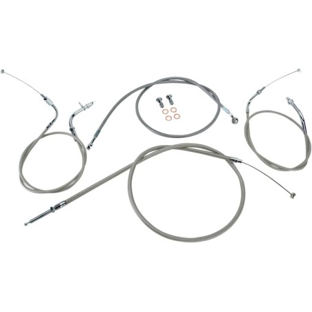 Stainless Handlebar Cable Line Kit