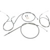 Kit câble/durite de guidon inox