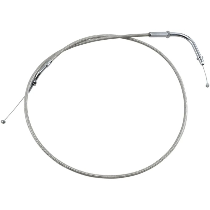 Armor Coat Stainless Steel Throttle Idle Cable for Cruisers