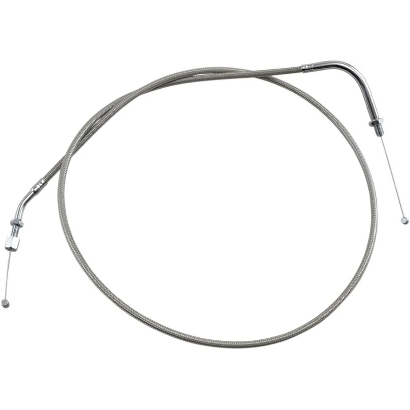 Armor Coat Stainless Steel Throttle Idle Cable for Cruisers