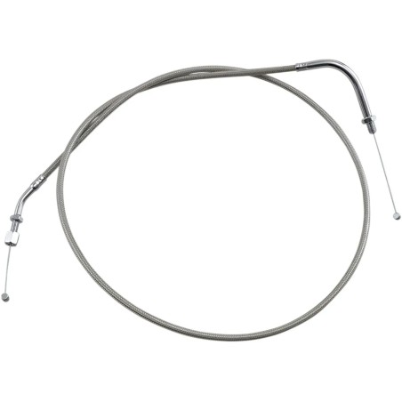 Armor Coat Stainless Steel Throttle Idle Cable for Cruisers