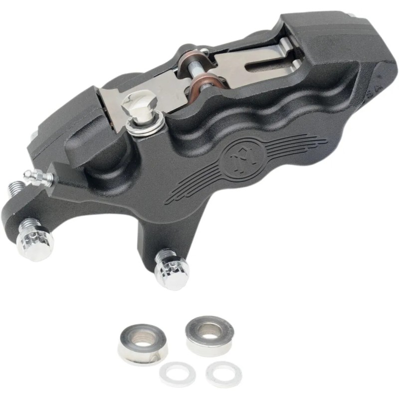 Six-Piston Differential-Bore Front Caliper