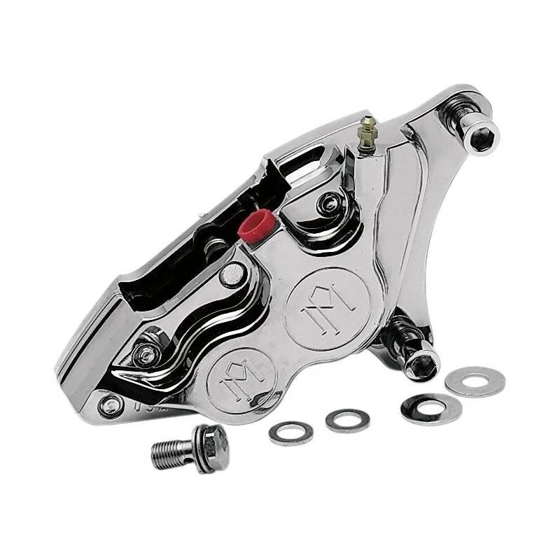 Étrier à alésage différentiel quatre pistons