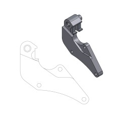 Supermoto Street Rotor Adapter Bracket