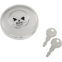 Screw-In Locking Skull Gas Cap