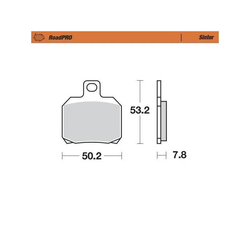 RoadPRO Sinder Brake Pad Rear
