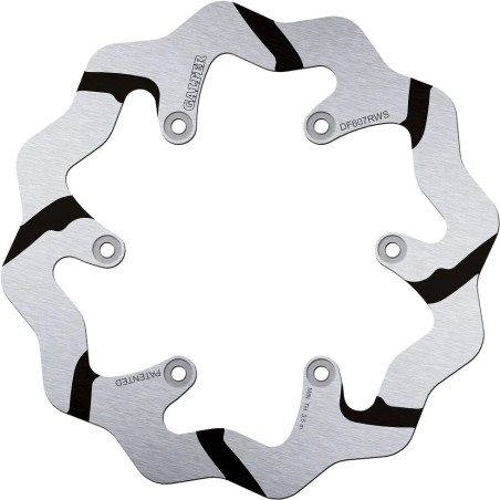 DISQUE DE FREIN FIXE WAVE RAINURÉ