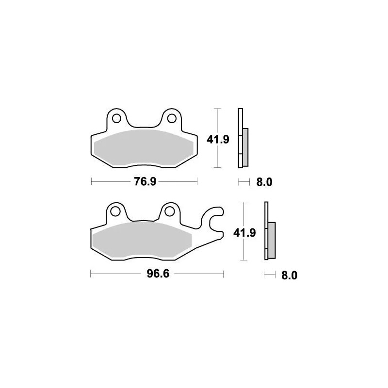 Nitro ATV Brake Pads