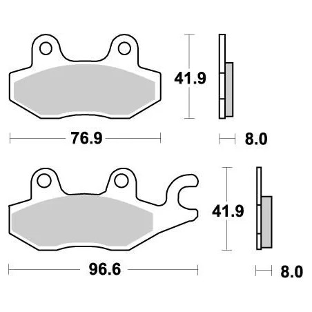 Nitro ATV Brake Pads
