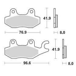Racing Brake Pads ATV