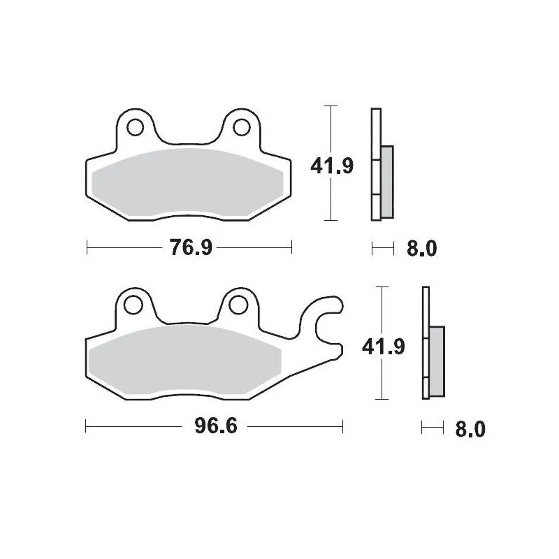 Racing Brake Pads ATV