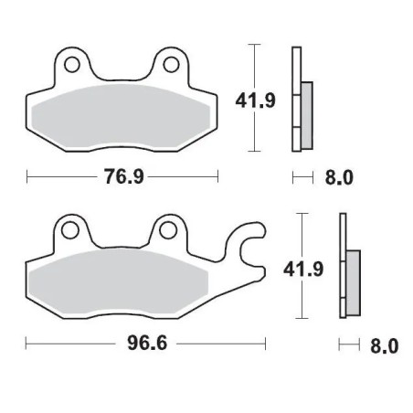 Racing Brake Pads ATV