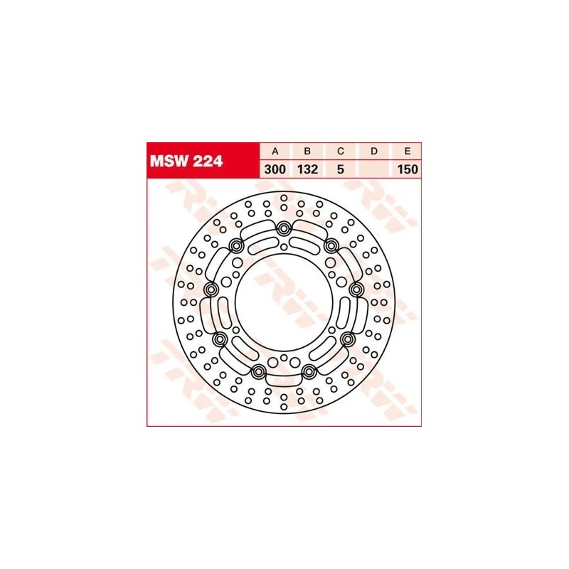 Round Floating Brake Rotor