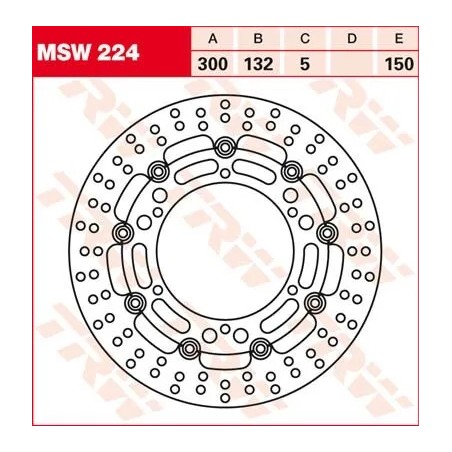 Round Floating Brake Rotor